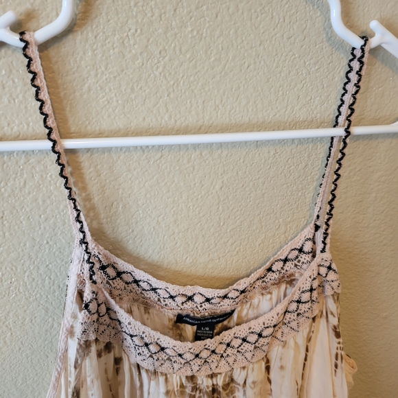 American Eagle Tie Dye Flowy Tank Top, L - Picture 2 of 4